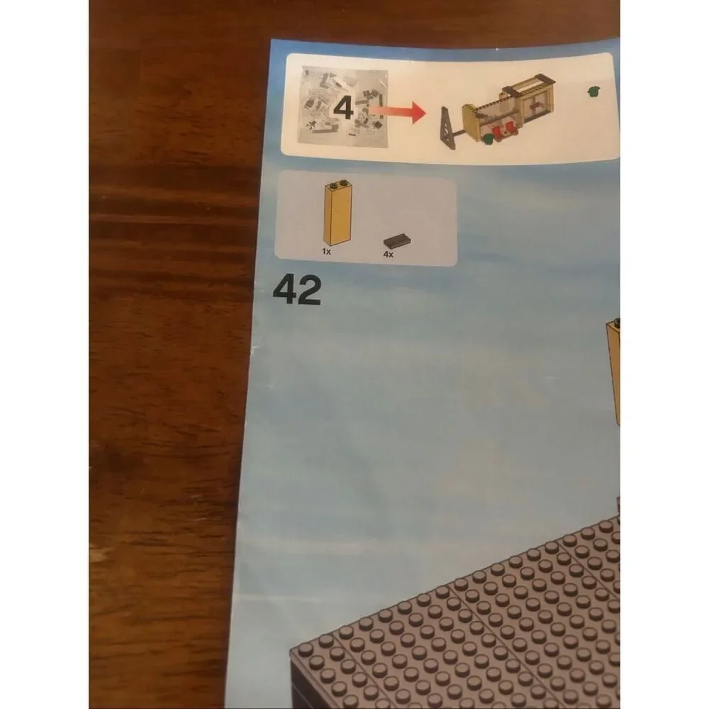 LEGO City Train Station #60050 Instruction Manual Only 1,2,3 (6004)